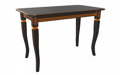 Стол Роял 1200(1600)*700*765 (тон черный RAL9005 + патина золото) Стол Роял 1200(1600)*700*765 (тон черный RAL9005 + патина золото)