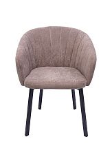 Стул Шарм (каркас черный, тк. латте велюр) Стул Шарм (каркас черный, тк. латте велюр)